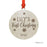 Personalized Laser Engraved Wood Christmas Ornament, Baby's First Christmas, Custom Name, Elegant Snowflakes-Set of 1-Andaz Press-