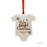 Personalized Laser Engraved Wood Christmas Ornament, Baby's First Christmas Onesie Shape, Custom Name-Set of 1-Andaz Press-