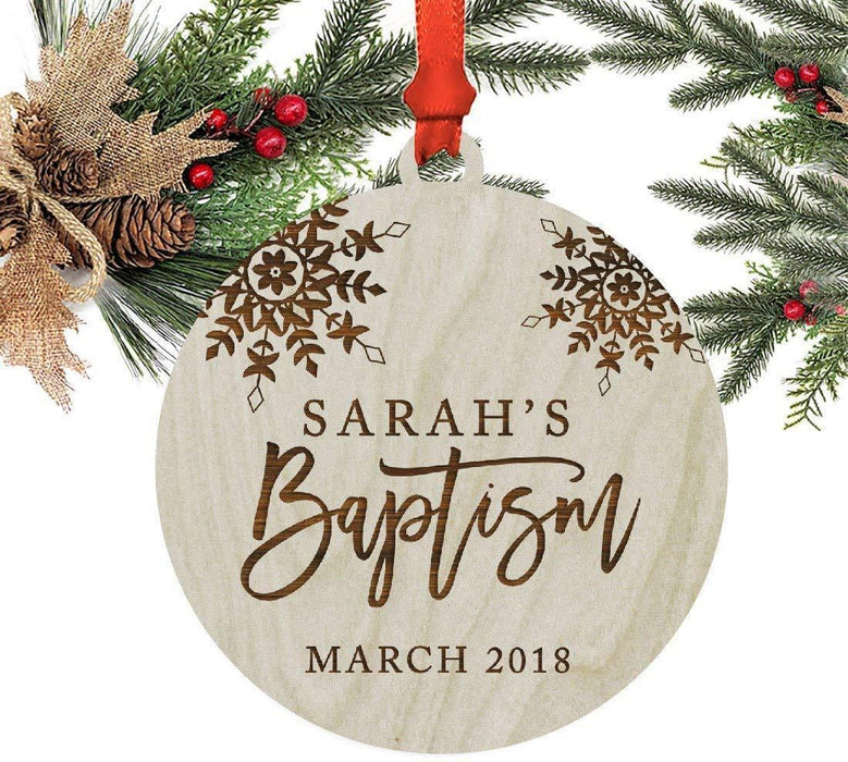 Personalized Laser Engraved Wood Christmas Ornament, Construction Excavator Digger Shape, Custom Name-Set of 1-Andaz Press-