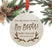 Personalized Laser Engraved Wood Christmas Ornament, You're Going to be an Aunt!, Custom Name & Date, Snowflakes-Set of 1-Andaz Press-