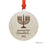 Personalized Laser Engraved Wood Hanukkah Ornament, Baby's First Hanukkah, Custom Name, Menorah-Set of 1-Andaz Press-