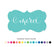 Personalized Merci Fancy Frame Label Stickers-Set of 36-Andaz Press-