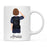 Personalized Police Officer Coffee Mug Part 1-Set of 1-Andaz Press-Female Police Officer 1-