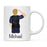 Personalized Police Officer Coffee Mug Part 2-Set of 1-Andaz Press-Male Police Officer 1-
