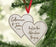 Personalized Real Wood Rustic Christmas Ornament, Double Hearts, and So The Adventure Begins, Names-Set of 1-Andaz Press-