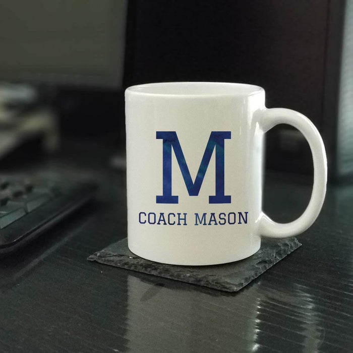 Personalized Teacher Coffee Mug Gift M Coach Mason-Set of 1-Andaz Press-