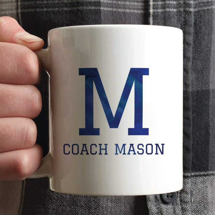 Personalized Teacher Coffee Mug Gift M Coach Mason-Set of 1-Andaz Press-