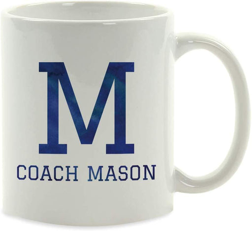 Personalized Teacher Coffee Mug Gift M Coach Mason-Set of 1-Andaz Press-