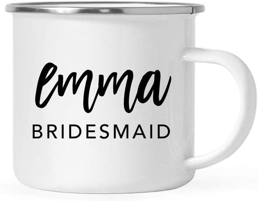 Personalized Wedding Party Campfire Mug Gift Bridesmaid Emma-Set of 1-Andaz Press-