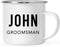 Personalized Wedding Party Campfire Mug Gift John Groomsman-Set of 1-Andaz Press-