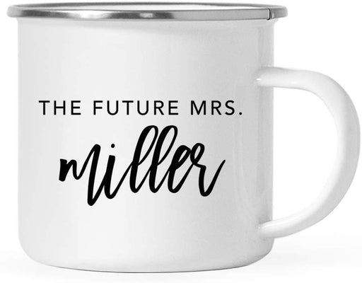 Personalized Wedding Party Campfire Mug Gift The Future Mrs. Miller-Set of 1-Andaz Press-