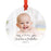 Photo Custom Metal Keepsake Baby's 1st Christmas Tree Ornament Gift-Set of 1-Andaz Press-Godfather-