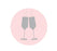 Pink Blush and Gray Pop Fizz Clink Wedding Cupcake Topper DIY Party Favors Kit-Set of 20-Andaz Press-