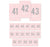 Pink Blush and Gray Pop Fizz Clink Wedding Table Numbers-Set of 20-Andaz Press-1-20-