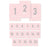 Pink Blush and Gray Pop Fizz Clink Wedding Table Numbers-Set of 20-Andaz Press-1-20-