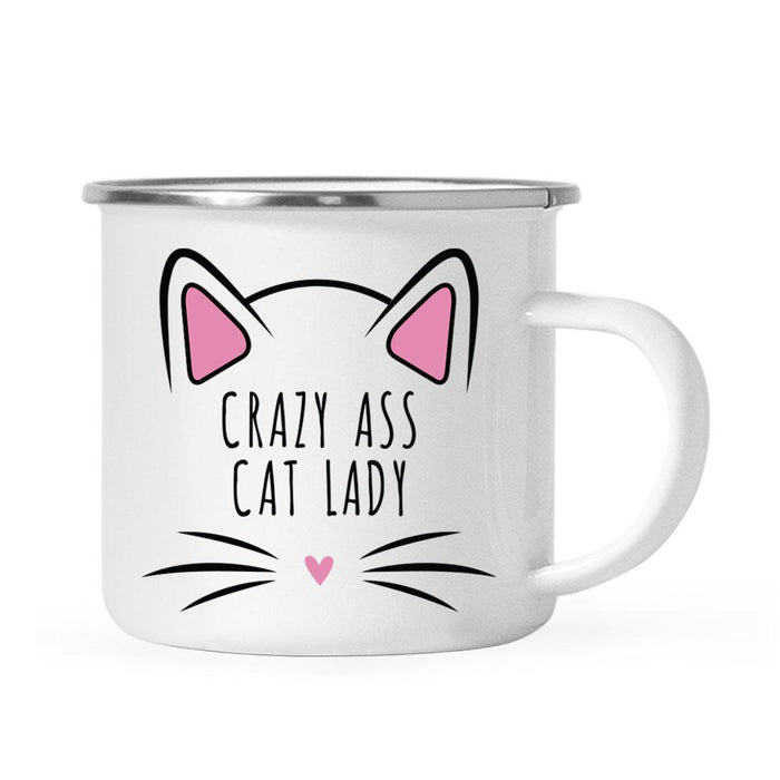 Pink Cat Svg Campfire Coffee Mug-Set of 1-Andaz Press-Cat Lady-