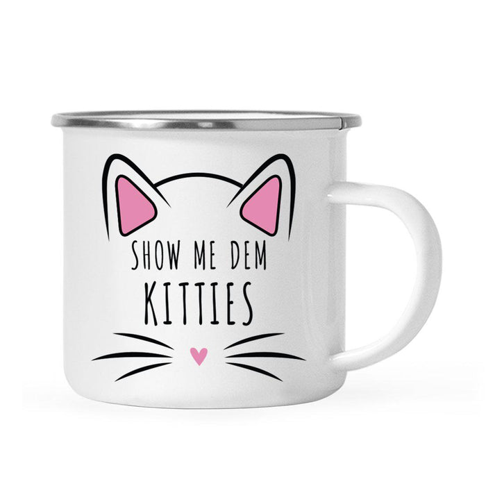 Pink Cat Svg Campfire Coffee Mug-Set of 1-Andaz Press-Dem Kitties-