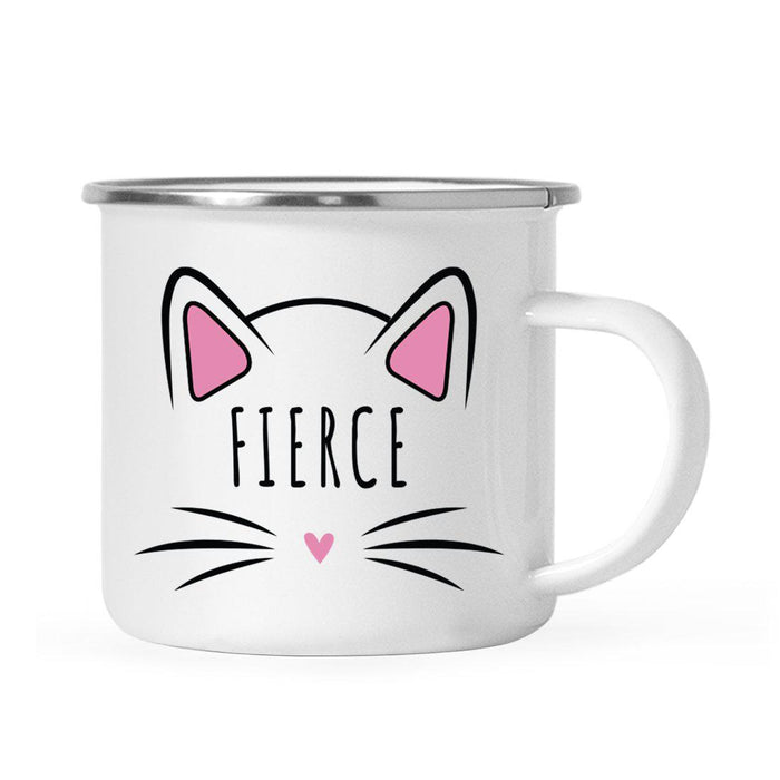 Pink Cat Svg Campfire Coffee Mug-Set of 1-Andaz Press-Fierce-