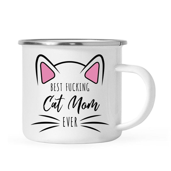 Pink Cat Svg Campfire Coffee Mug-Set of 1-Andaz Press-Fucking Cat Mom-