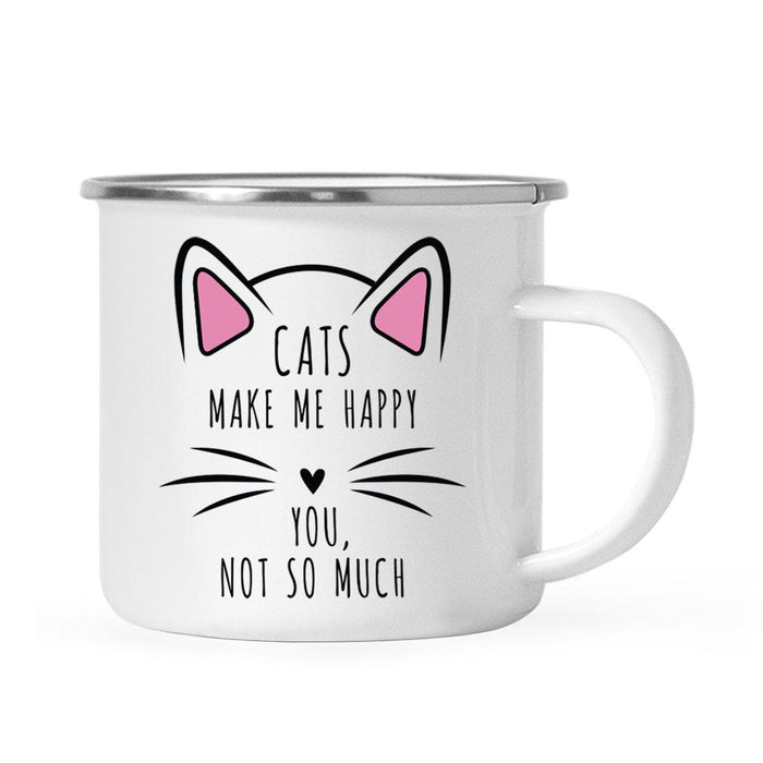 Pink Cat Svg Campfire Coffee Mug-Set of 1-Andaz Press-Happy-