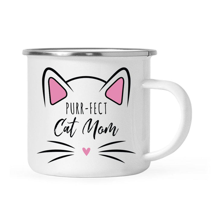 Pink Cat Svg Campfire Coffee Mug-Set of 1-Andaz Press-Purr-fect Cat Mom-