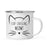 Pink Cat Svg Campfire Coffee Mug-Set of 1-Andaz Press-Stressing-