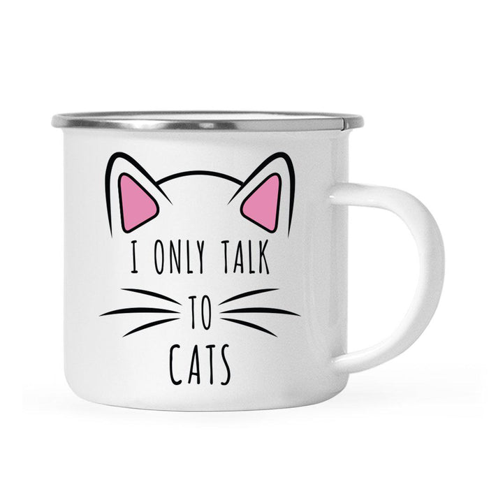 Pink Cat Svg Campfire Coffee Mug-Set of 1-Andaz Press-Talk-