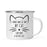 Pink Cat Svg Campfire Coffee Mug-Set of 1-Andaz Press-Work Hard-