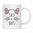 Pink Cat Svg Ceramic Coffee Mug-Set of 1-Andaz Press-Cat Mom-
