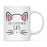 Pink Cat Svg Ceramic Coffee Mug-Set of 1-Andaz Press-Better-