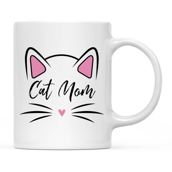 Cat Mama Mug, Gift for Mom, 11 oz Kitty Coffee Mug
