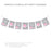 Pink Girl Elephant Baby Shower Party Signs & Banner Decorations-Set of 20-Andaz Press-