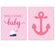 Pink Girl Nautical Baby Shower Party Signs & Banner Decorations-Set of 20-Andaz Press-
