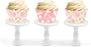 Pink Roses and Bokeh Pink Glitter Cupcake Wrappers-set of 24-Andaz Press-