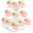 Pink Roses and Bokeh Pink Glitter Cupcake Wrappers-set of 24-Andaz Press-
