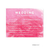 Pink Watercolor Wedding Cards Guest Book Alternative-Set of 20-Andaz Press-Fill-In-The-Blank - Newlyweds-
