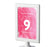 Pink Watercolor Wedding Framed Table Numbers-Set of 8-Andaz Press-1-8-