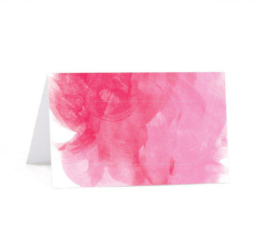 Pink Watercolor Wedding Printable Table Tent Place Cards-Set of 20-Andaz Press-