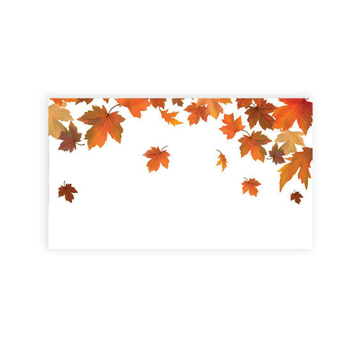Place Cards for Wedding Party Tables, Seating Name Place Cards, Wedding Decorations Design 1-Set of 60-Andaz Press-Autumn Fall Maple Leaves-