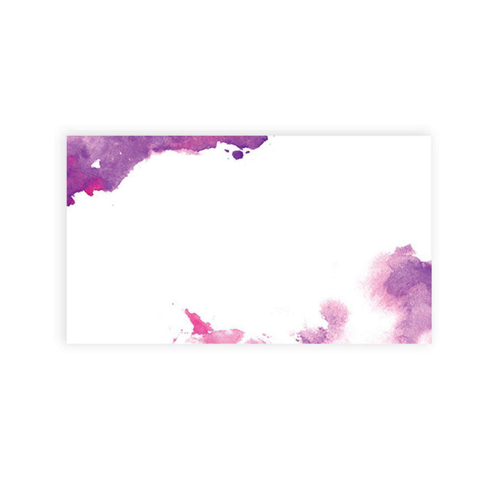 Place Cards for Wedding Party Tables, Seating Name Place Cards, Wedding Decorations Design 1-Set of 60-Andaz Press-Ombre Pink Purple Watercolor-