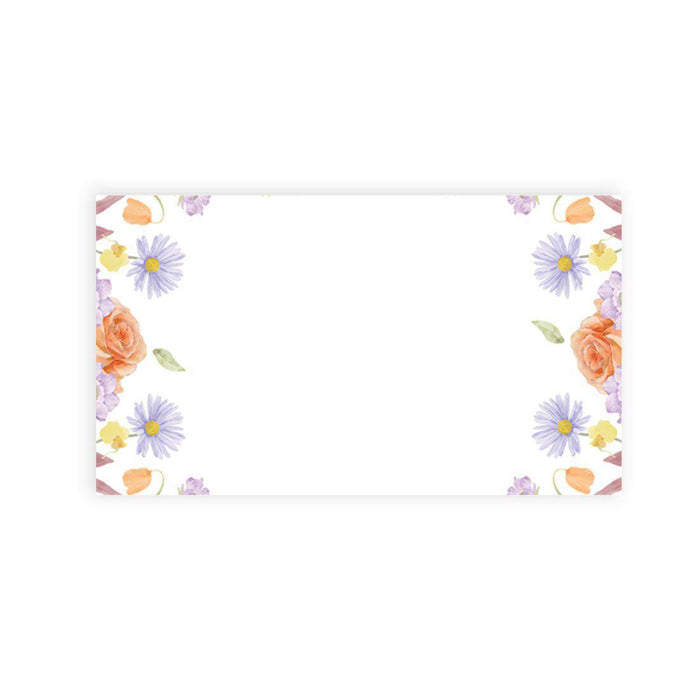 Place Cards for Wedding Party Tables, Seating Name Place Cards for Holders, Design 2-Set of 60-Andaz Press-Classic Spring Florals-