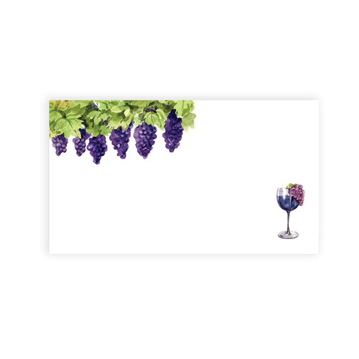 Place Cards for Wedding Party Tables, Seating Name Place Cards for Holders, Design 2-Set of 60-Andaz Press-Grapes Vineyard Winery-