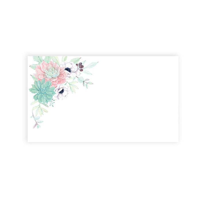 Place Cards for Wedding Party Tables, Seating Name Place Cards for Holders, Design 2-Set of 60-Andaz Press-Wild Flowers-