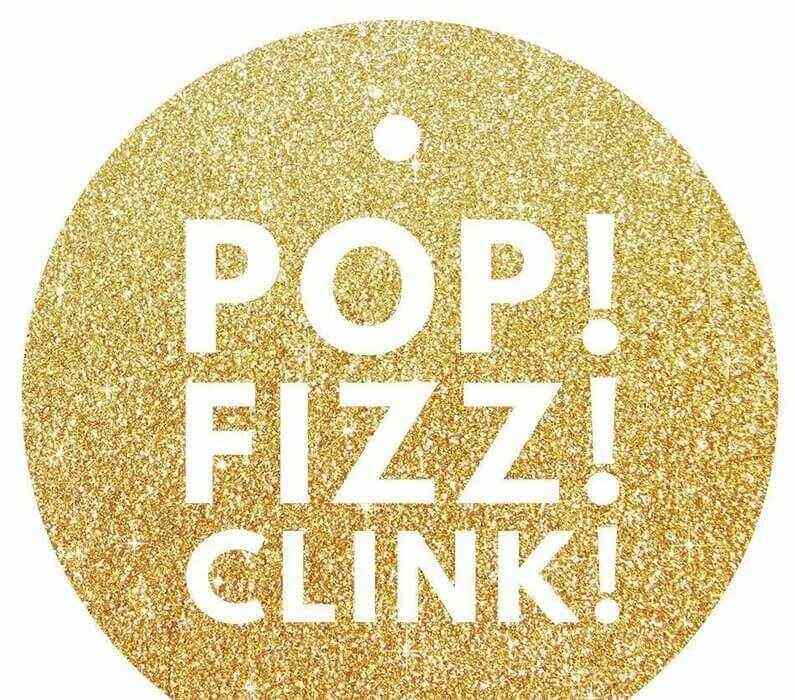 Pop, Fizz, Clink! Circle Gift Tags, Modern Style-Set of 24-Andaz Press-Ivory-