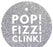 Pop, Fizz, Clink! Circle Gift Tags, Modern Style-Set of 24-Andaz Press-Ivory-
