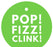 Pop, Fizz, Clink! Circle Gift Tags, Modern Style-Set of 24-Andaz Press-Kiwi Green-