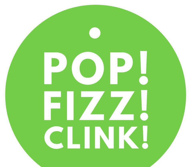 Pop, Fizz, Clink! Circle Gift Tags, Modern Style-Set of 24-Andaz Press-Kiwi Green-