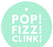 Pop, Fizz, Clink! Circle Gift Tags, Modern Style-Set of 24-Andaz Press-Mint Green-