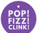 Pop, Fizz, Clink! Circle Gift Tags, Modern Style-Set of 24-Andaz Press-Purple-