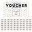 Pre-Printed DIY Scratch-Off Vouchers Couples Date Cards, Valentine's Day Love Coupons-Set of 60-Andaz Press-Polka Dots-